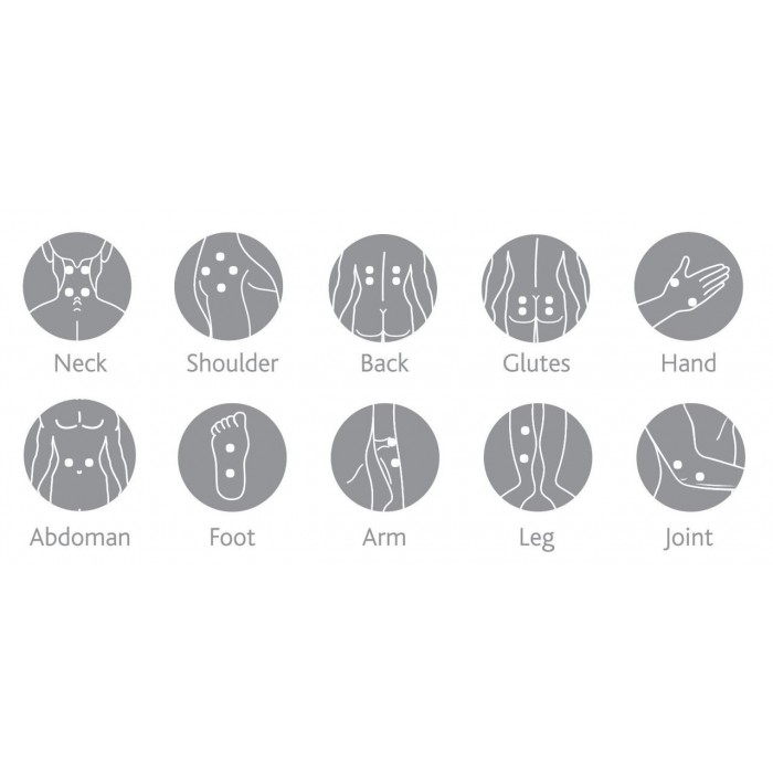 Body Clock 3 in 1 Combo - elektroterapeutický přístroj s 22 programy TENS, EMS, RELAX