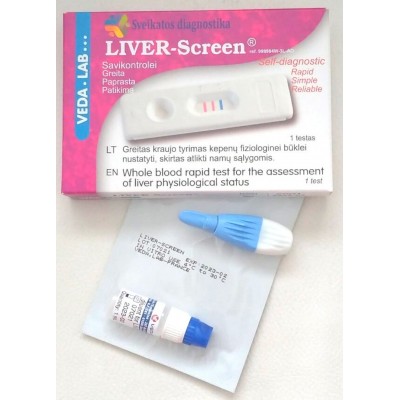 Veda Lab Liver Screen - domácí test správné funkce jater
