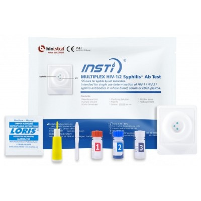 INSTi 2v1- test na infekciu HIV a syfilis