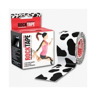 RockTape -  kineziologická tejpovací páska - bíločerná, kráva