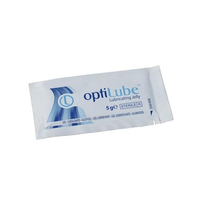 Optilube Lubricating Jelly - lubrikační gel na vodní bázi, sáček 5g/ 10 ks