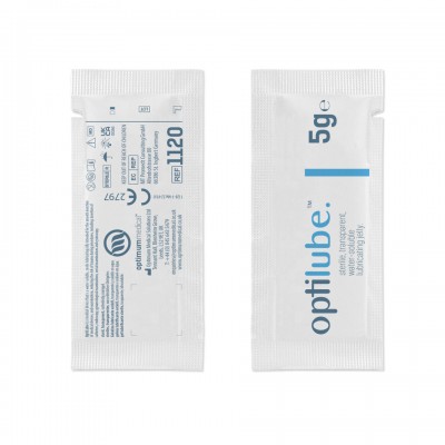 Optilube Lubricating Jelly - lubrikační gel na vodní bázi, sáček 5g/ 10 ks