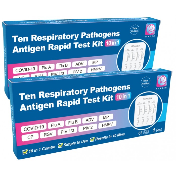 Reagen 10 RPATK - test na deset respiračních patogenů včetně COVID-19 - 2 kusy