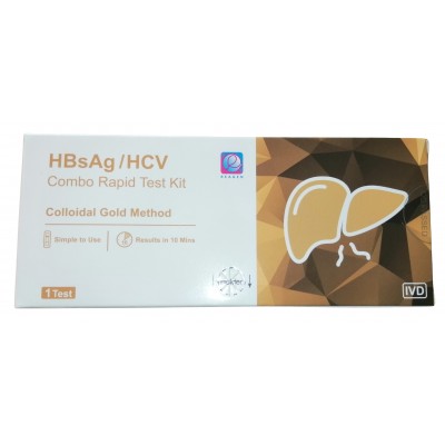 Reagen HBsAg/HCV Combo - test for hepatitis B and C - 2 pcs