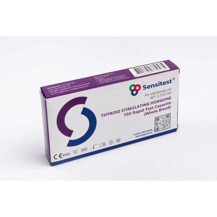 Sensitest TSH test - domácí test funkce štítné žlázy
