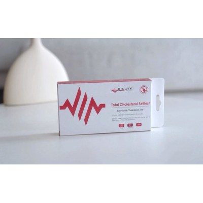 Biozek Total Cholesterol Test – domáci test na stanovenie celkového cholesterolu v krvi