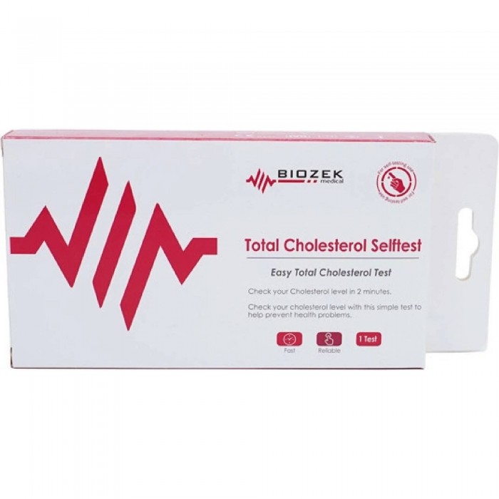 Biozek Total Cholesterol test - domácí test na určení celkového cholesterolu v krvi