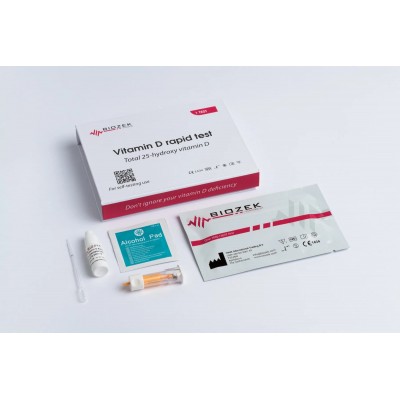 Biozek Vitamin D Self-Test - home test to determine vitamin D levels in the body