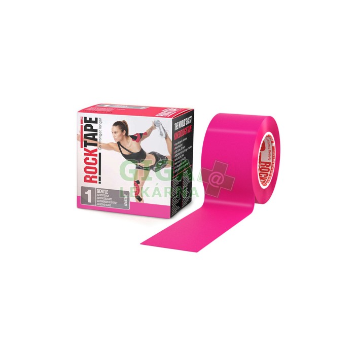 RockTape -  kineziologická tejpovací páska - růžová
