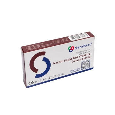 Sensitest Ferritin test - domácí test na určení hladiny železa v krvi